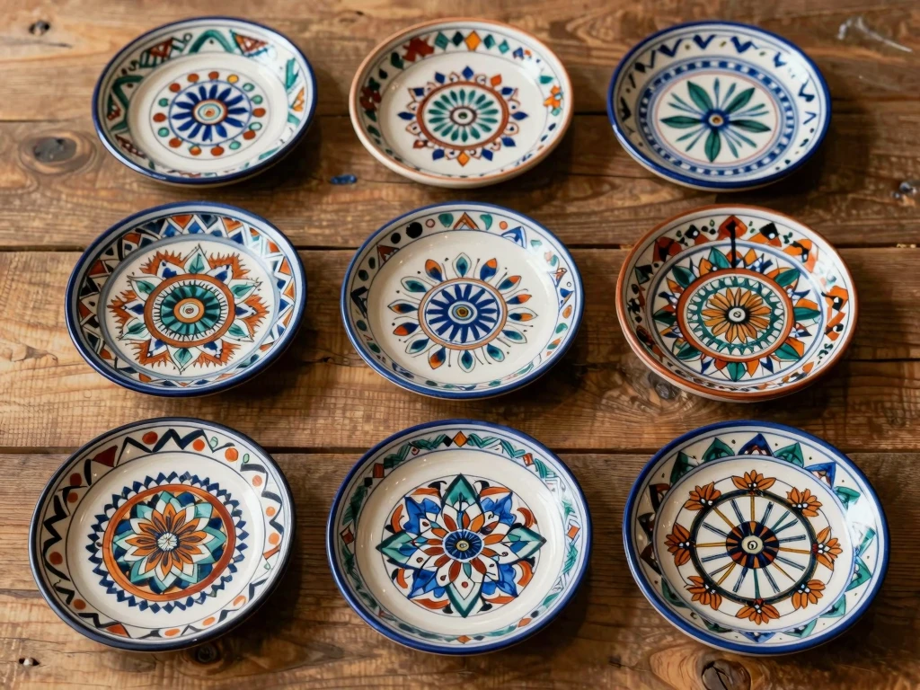 Heritage keramiska tallrikar set